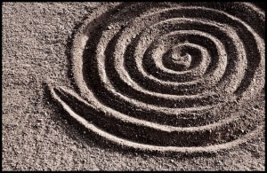Spiral in Sand